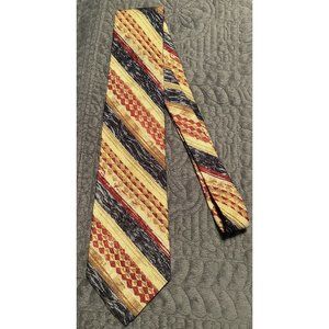 THE VALERIANO COLLECTION Geometric 100% Silk Necktie